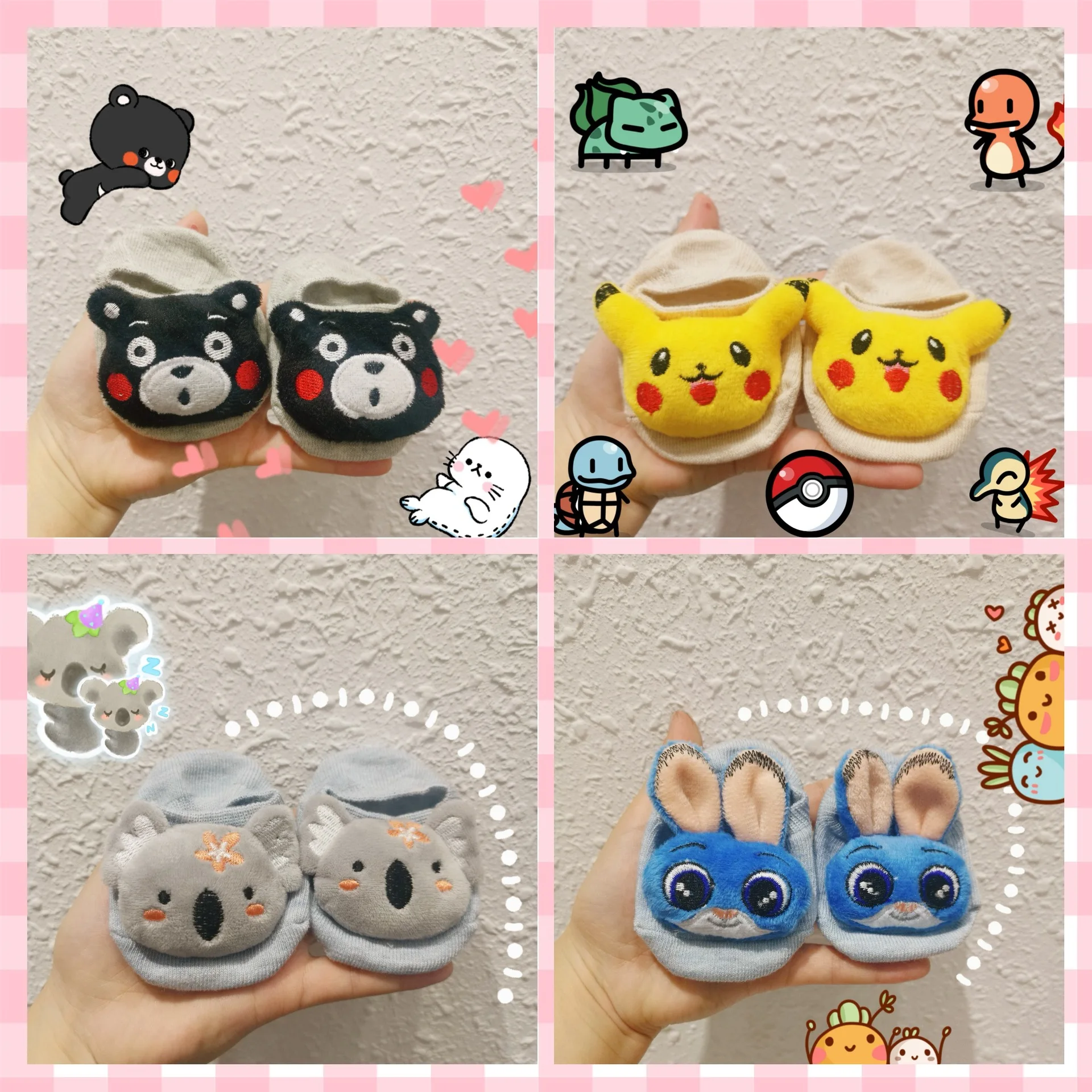 Baby Shoes Sock First Walkers Newborn Baby Boy Shoes Booties Cute Cartoon Baby Girls Shoes Soft Anti-slip Fashion Kid Shoes Sock