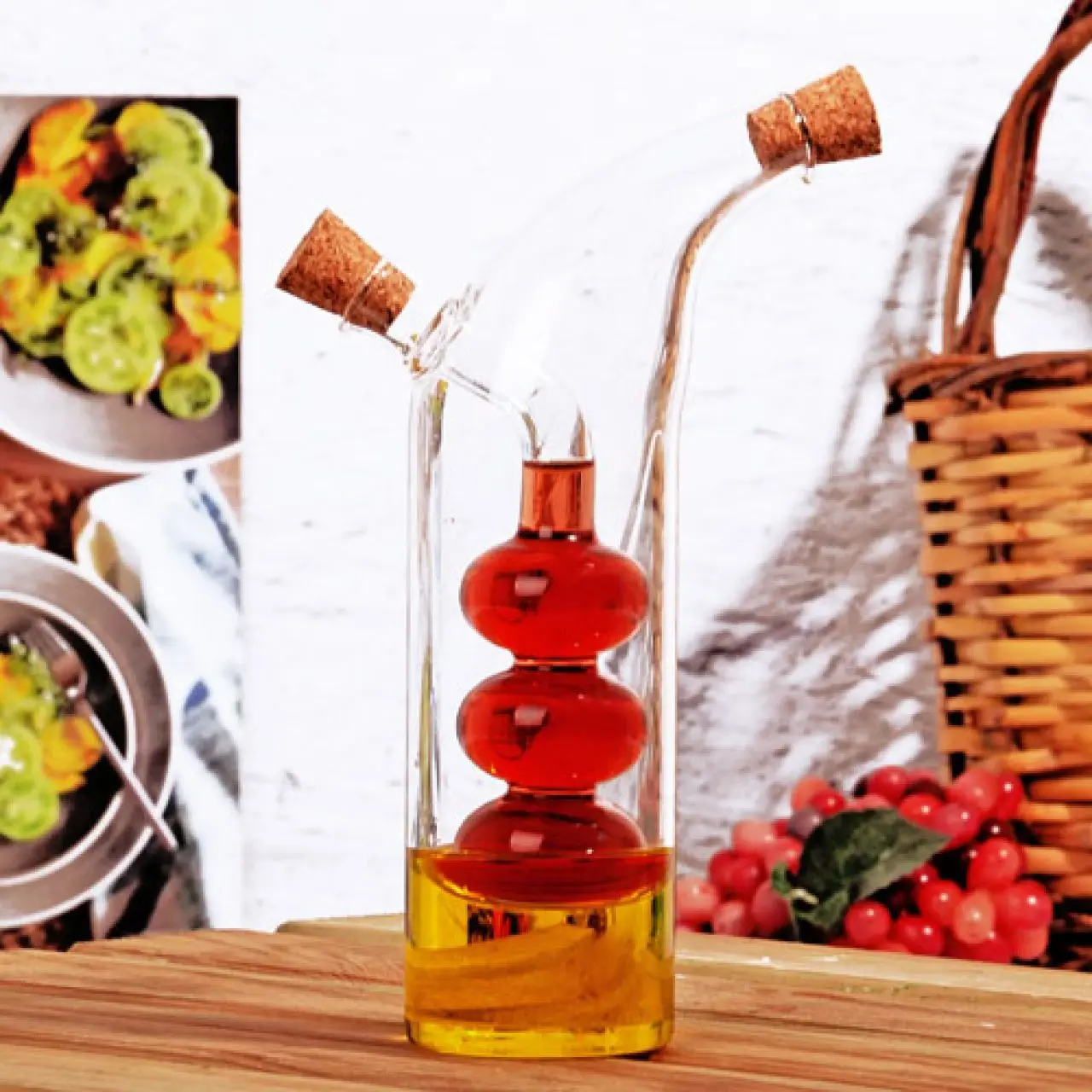 

Blowing Glass Oil-Vinegar