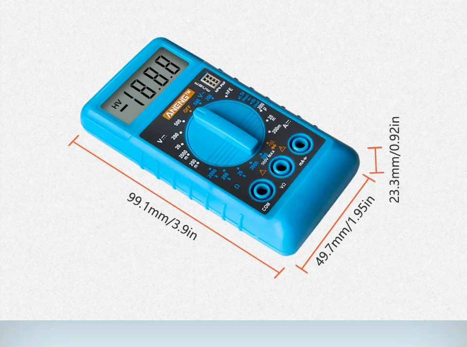 ANENG мультиметр цифровой мини тестер multimeter esr метр мультиметры ...