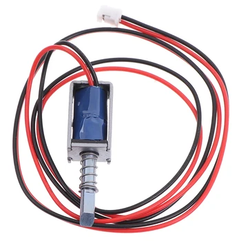 

DC 5V-6V Push Pull Frame Suction Type Mini Solenoid Electromagnet Door Lock