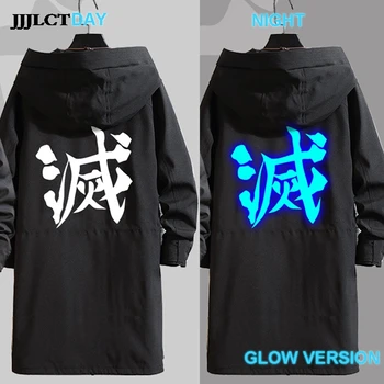 

Cosplay costumeanime demon slayer kimetsu no yaiba tanjiro kamado animes windbreaker jacket coat mens halloween costume for men