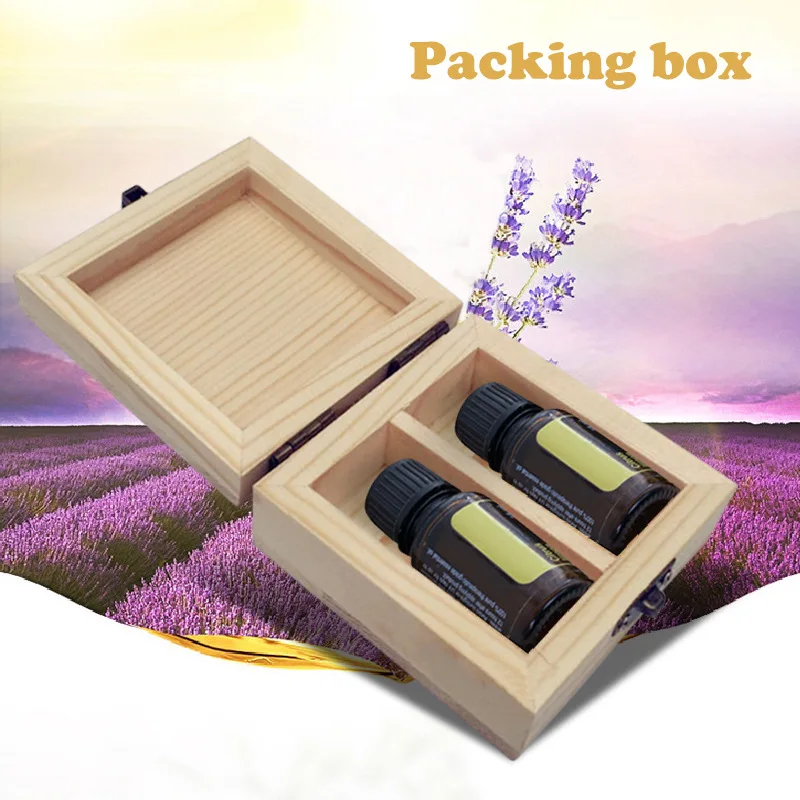 Деревянный ящик для хранения эфирного масла, твердое древесное эфирное масло, бутылка, деревянная коробка для хранения эфирных масел, органайзер для хранения Hom