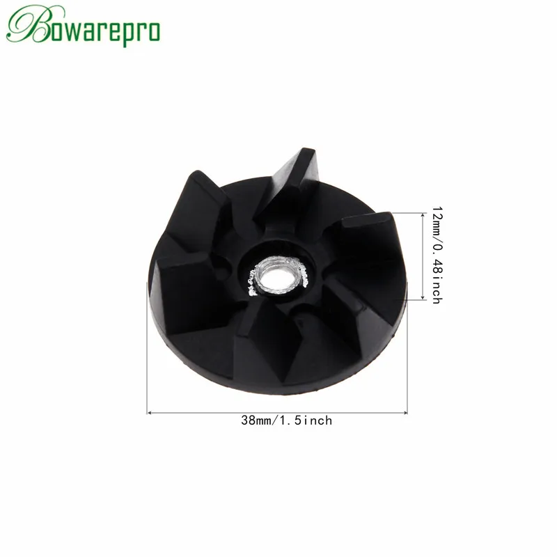 Bowarepro 2 шт. черный сменная часть резиновый редуктор муфта обратная резьба блендеры привод легко установить Запчасти для кухонной помощи
