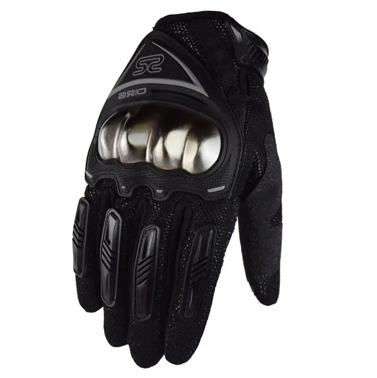 Black Suomy летние мотоциклетные перчатки полный палец мотоциклетные перчатки дышащие женские мужские розовые ATV перчатки мотоциклетные Moto Guantes Motos спортивные - Цвет: Black