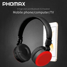 PHOMAX Headphone Bluetooth Headset earphone Wireless Stereo Foldable Sport Earphone with Microphone headset Handfree MP3 player