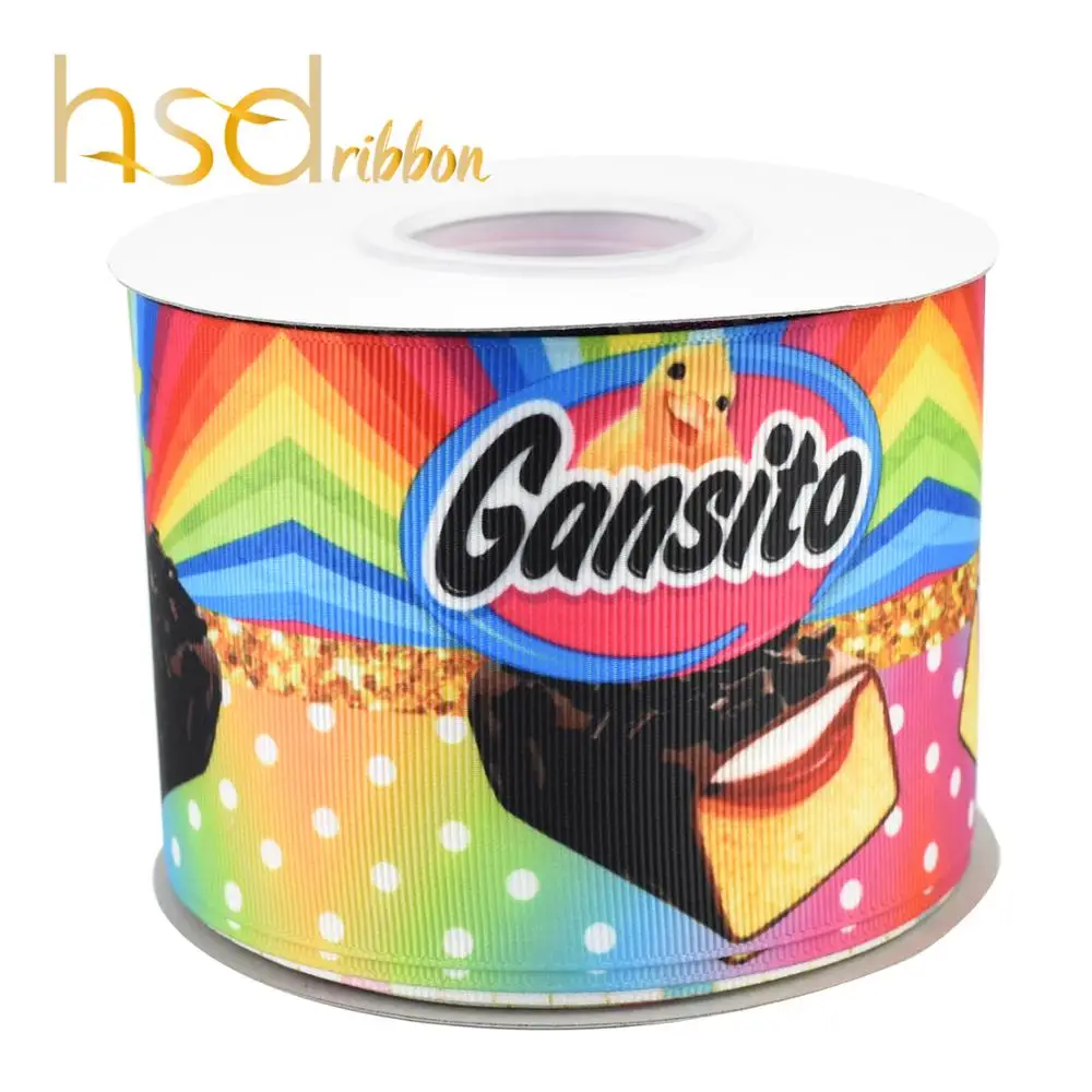 HSDCraft 10 ярдов/рулон HT печатная лента Grosgrain для diy аксессуары для волос