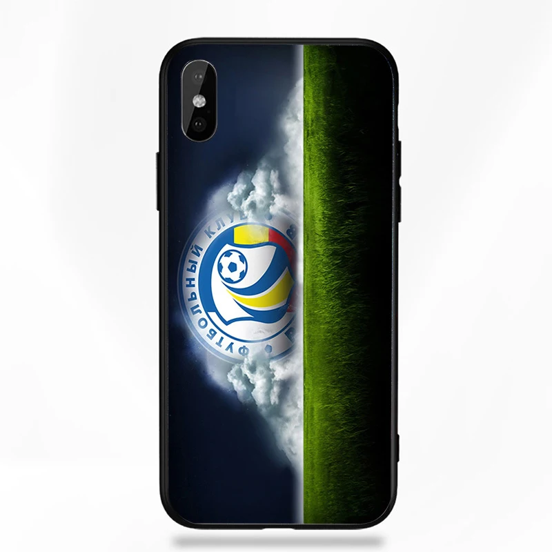 Чехол для телефона Shomurodov чехол для iphone DIY для Rostov FC чехол черный мягкий TPU для iphone 11Pro X XR XS MAX 7 8 7plus 6 6S 5S SE 5