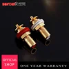 2pcs/lot High end CMC 816U Gold plated OFC Female RCA Jack , Free shipping 1