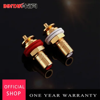 

2pcs/lot High end CMC 816U Gold plated OFC Female RCA Jack , Free shipping