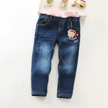 Детские хлопковые брюки новые стильные универсальные брюки в Корейском стиле для девочек от 18 лет детские брюки из плотной ткани