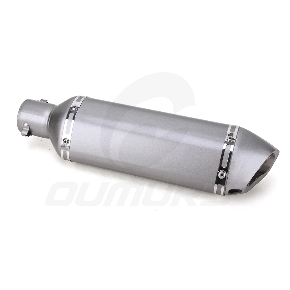 OUMURS выхлопная труба мотоцикла для Akrapovic Universel для Tmax CRF 230 Z750 CB400 ER6N GY6 CBR250 с глушителем