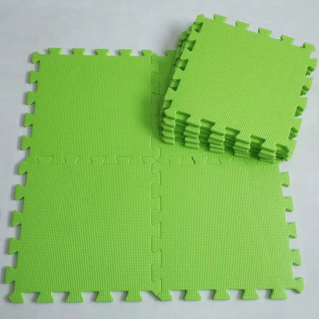Green 24 шт./компл. детский игровой коврик головоломка вспененный этилвинилацетат детский коврик Crapet Блокировка упражнений тренажерный зал ползать плитки пол головоломки ковры для детей - Цвет: Green