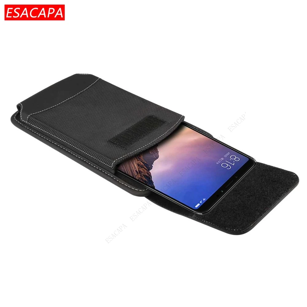 Durable Oxford Cloth Waist Phone Pouch with Belt Clip Holster