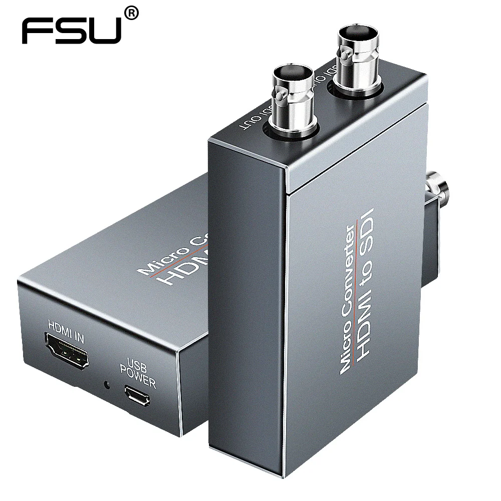 Конвертер FSU HD 3g SDI в HDMI адаптер * 2 дисплей 1080p с питанием от usb Переключатель для PS3/4