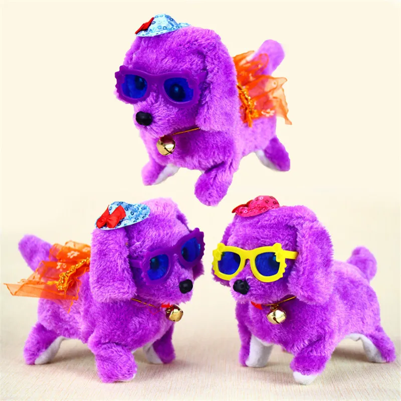 

Plush toy dogs will call shine forward backward electric odd parent-child interactive toys for children