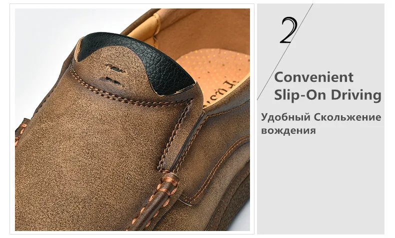 Брендовые уличные Нескользящие качественные лоферы из спилка; Новые дышащие мужские повседневные туфли-оксфорды для вождения; мокасины на плоской подошве; обувь