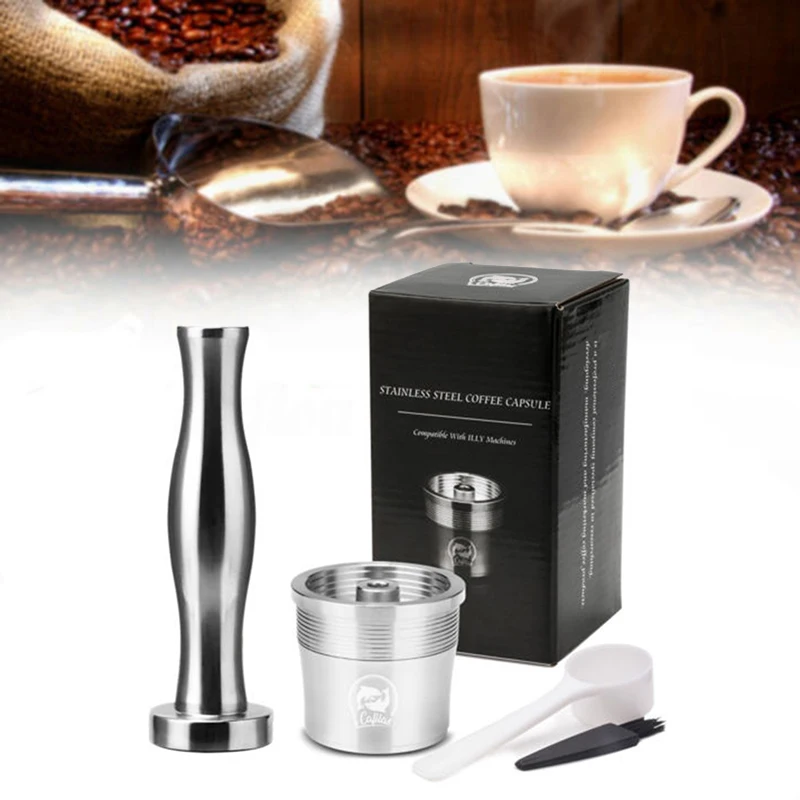 Многоразового использования кофе капсула Pod Фильтр Порошок тампер набор