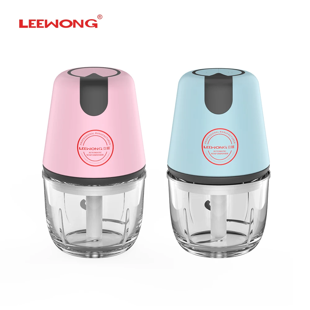LEEWONG Электрический измельчитель чеснока Беспроводной мини Мясорубка USB Стекло блендер имбирь резак для Чили