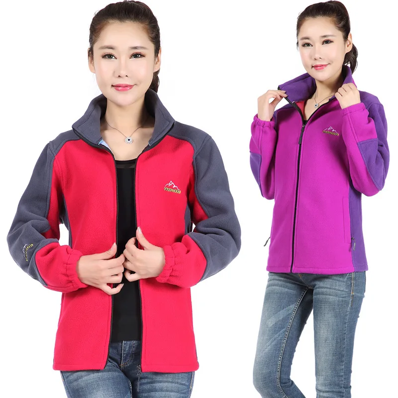 

Middle-aged Women's Polar Fleece Jacket 40-50-60-Year-Old Mom Spring And Autumn Fleece Hoodie Elderly