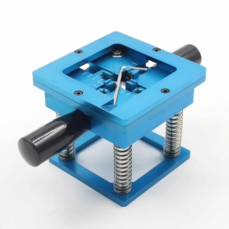 Blue Bga Reballing Kit 90x90Mm Bga Reballing Station With Hand Shank 10/Pcs Bga Universal Stencil