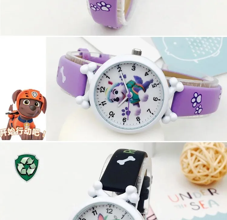 Paw patrol цифровые часы время развития интеллекта узнать собака Эверест экшн Аниме Фигурка patrulla canina игрушка для детей подарок 7D