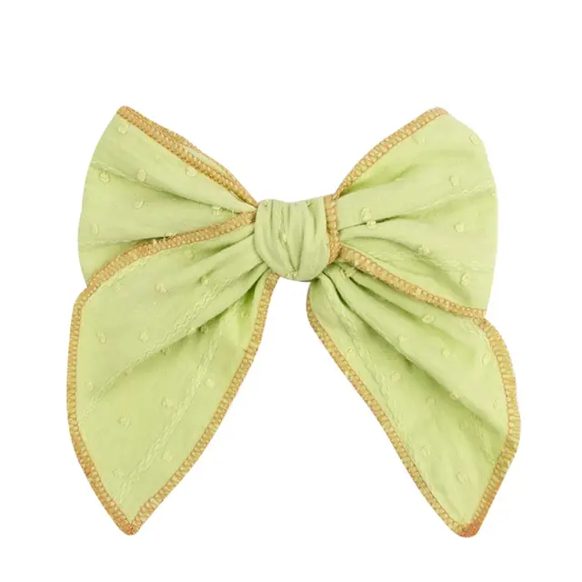 Elegant Chiffon Big Bow Spring Hair Clip Fashion Print Floral Hair Barrette For Women Girls Sweet Hairclip Hair Grip Accessories type 08