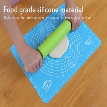 

30*40CM Non-Stick Silicone Baking Mat Pad Baking Sheet Rolling Dough Mat Cookie Fondant Mat With Scale Pastry Tools Bakeware
