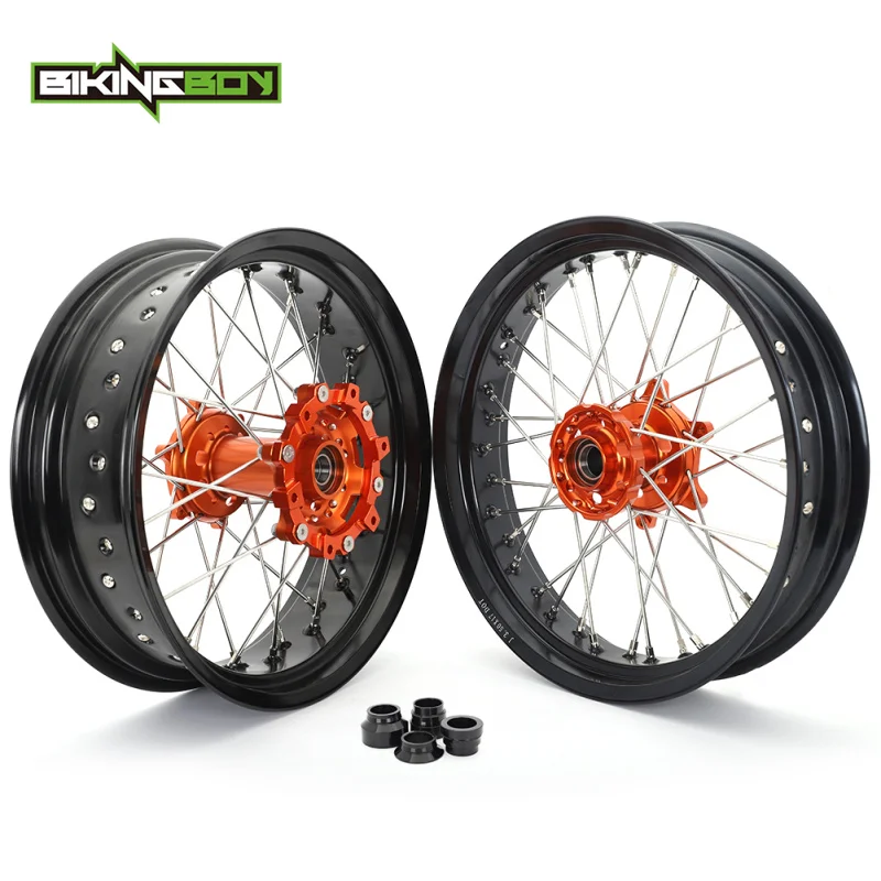 Tuerca De Eje Trasero CNC Anodizada Naranja Para KTM 690 Duke, Enduro, Enduro R Y SMC R 2008-2022