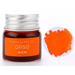 Vibrant 20ml Smooth Colorful Comics Ink Refill for Office & School Stationery (Orange)