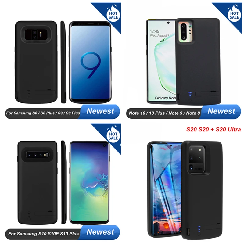 Carregador de Bateria para Samsung Galaxy Power Bank S23 S22 S21 fe s8 S10 S10e Nota 10 20 S20 Plus Ultra 10000mah Case - Image 5