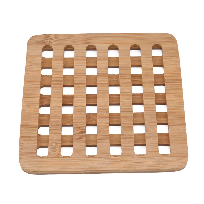 Bamboo Pot Rack Coaster Insulation Bowl Pad Steam rack Kitchen Accessories Heat Resistant Mats Pad Removable Pot Holder