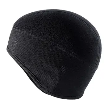 

Men Womn Winter Skull Cap Helmet Liner Cycling Beanie Windproof Ear Covers Hat