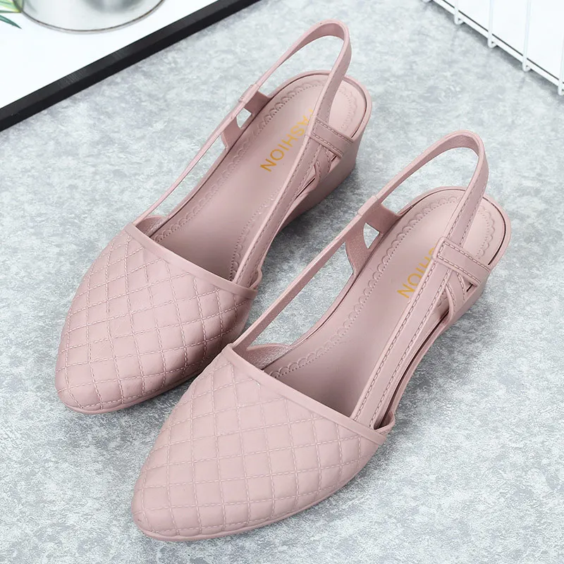 

Women Summer Sandals Ladies Ankle Wrap Wedges Flat Shoes Female Pointed Toe Solid Platform Fashion Casual Woman Shoes 2020