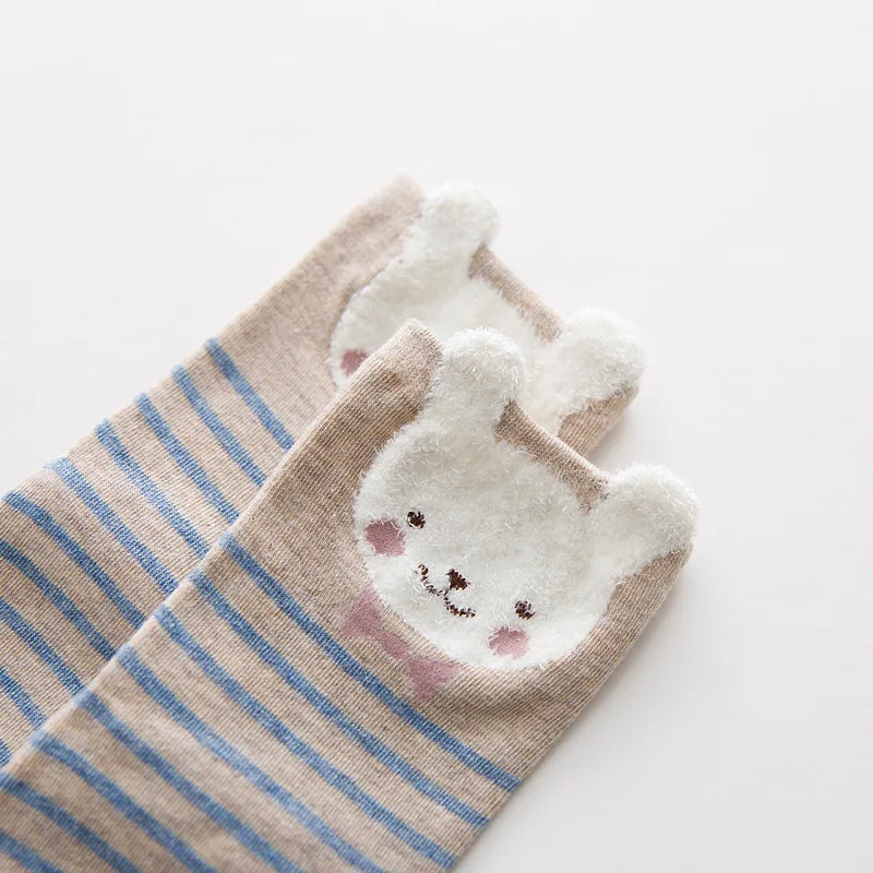 5 пар, хлопковые женские носки без пятки женские повседневные носки с объемным рисунком милые носки для девочек в стиле Харадзюку С Изображением Животных, кошек, собак, рождественский подарок