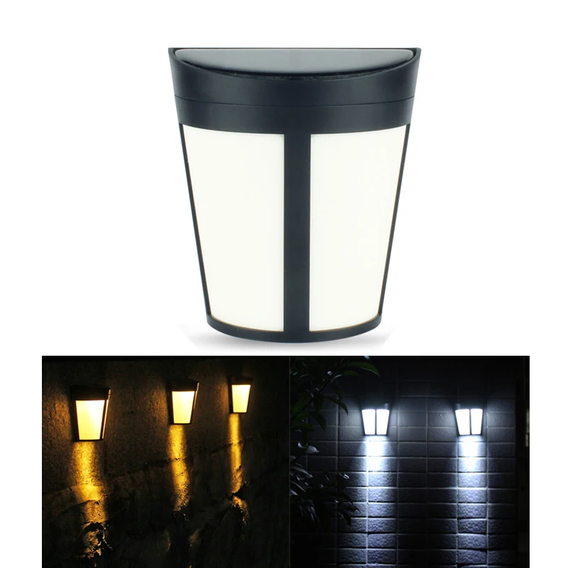 LED Solar Power Light Sensor Wall Light 6 LEDs Solar Light Auto ON/OFF Outdoor Waterproof Street Yard Garden Security Lamp