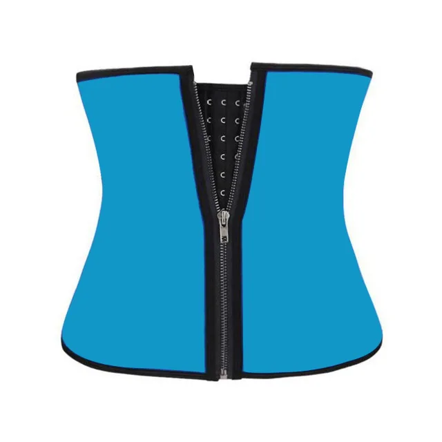 CXZD S-ports Corset Waist Trainer double pressing Cincher Underbust Corset Body Shaper Shapewear corset Slimming Belt Shaper - Цвет: Blue