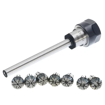 

HHO-1Set C6 Er11A 60Lextension Rod Extension Bar Straight Shank with Er11 7Pcs Collet with Er11A Nut