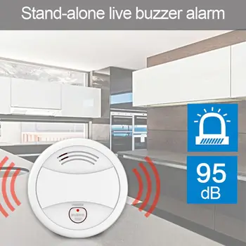 

Practical Intelligent Smoke Alarm WIFI Smoke Detector Home Independent Hotel smart life