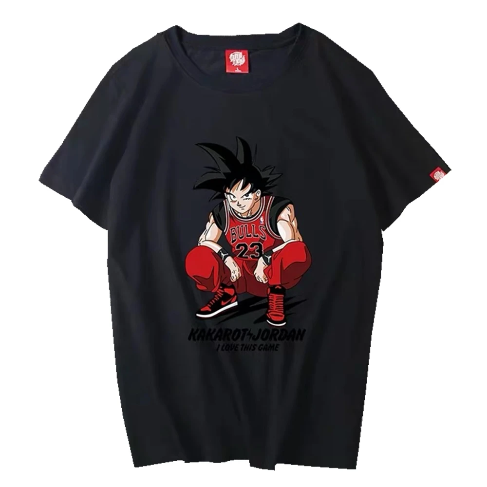 Dragon Z Ball футболка Сон Гоку Супер Saiyan мультфильм Футболка Harajuku японский аниме косплей модные забавные мужские хлопковые с коротким рукавом