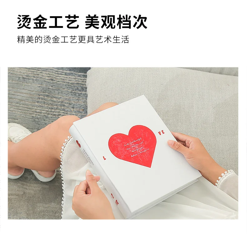 Семейный фотоальбом 6 дюймов 4d альбом фото для вставки 200 фотографий для хранения альбомов влюбленных Свадебная книга памяти с коробкой подарки для друзей