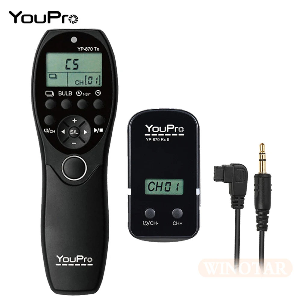YouPro YP-870 II S1 Беспроводной Таймер затвора Пульт дистанционного управления для Sony