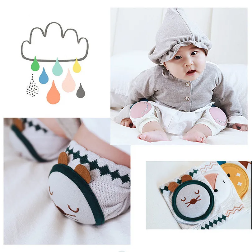 Children's Mesh Knee Pads Crawl Protection Breathable Toddler Sshatter-resistant Crawl Protection Legs Warmers Calcetines 30SEP6