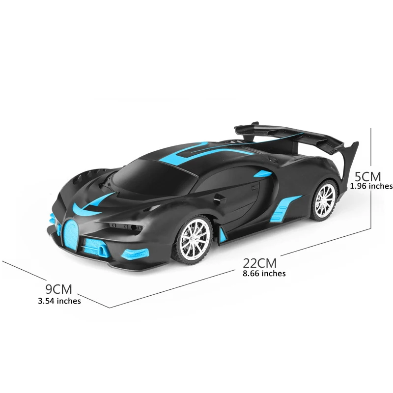 1:16 4 Channels RC car With Led Light 2.4G Radio Remote Control Cars Sports Car High-speed Drift Car Boys Toys For Children 30M 6