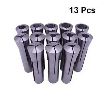 

13pcs Spring Collet Metal Spring Collet Chuck Collet for Lathe Tool Boring