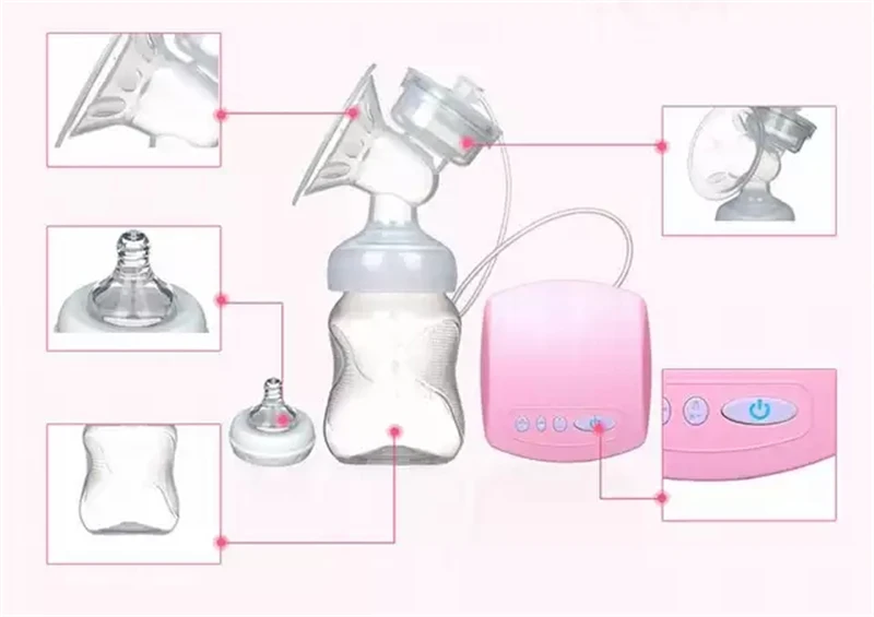 Automatic Brand Milk Pumps Electric Breast Pump Natural Suction Enlarger Kit Breast Feeding Bottle USB Breast Pump