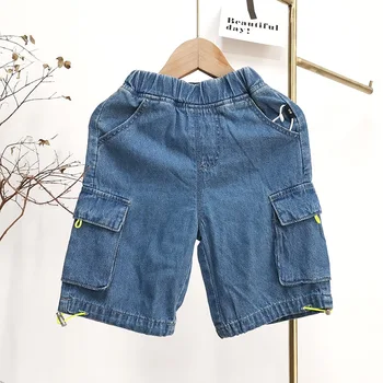

Toddler Boys Shorts Denim Shorts with Casual Pockets 2 3 4 5 6 Years Baby Kids Pants Children Jeans 2020 Summer Baby Boys Shorts