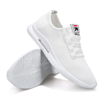 

Man Breathable Sports Casual Shoes Men Fashion Designer Sneakers White Shoes Outdoor Lace Up Jogging Walking Shoes Tenis Hombre