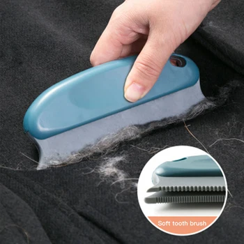 

Reusable Pet Hair Removal Brush Portable Cat Dog Combs Sofa Bed Household Cleaning Brush For Furniture Carpet