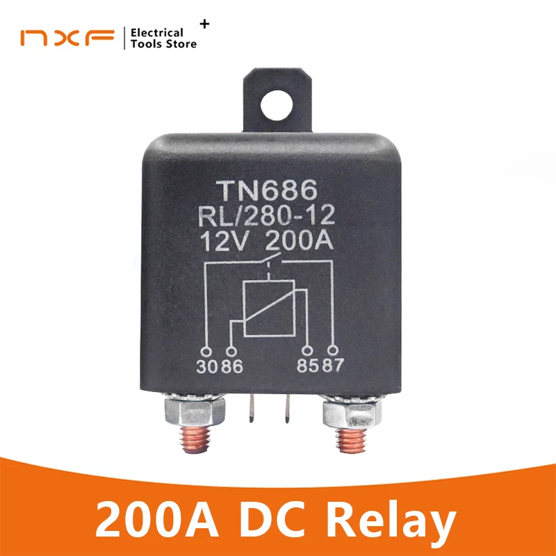 Automotive Relay High Current Starting Relay 200A 100A 12V 24V Power Heavy Current Start