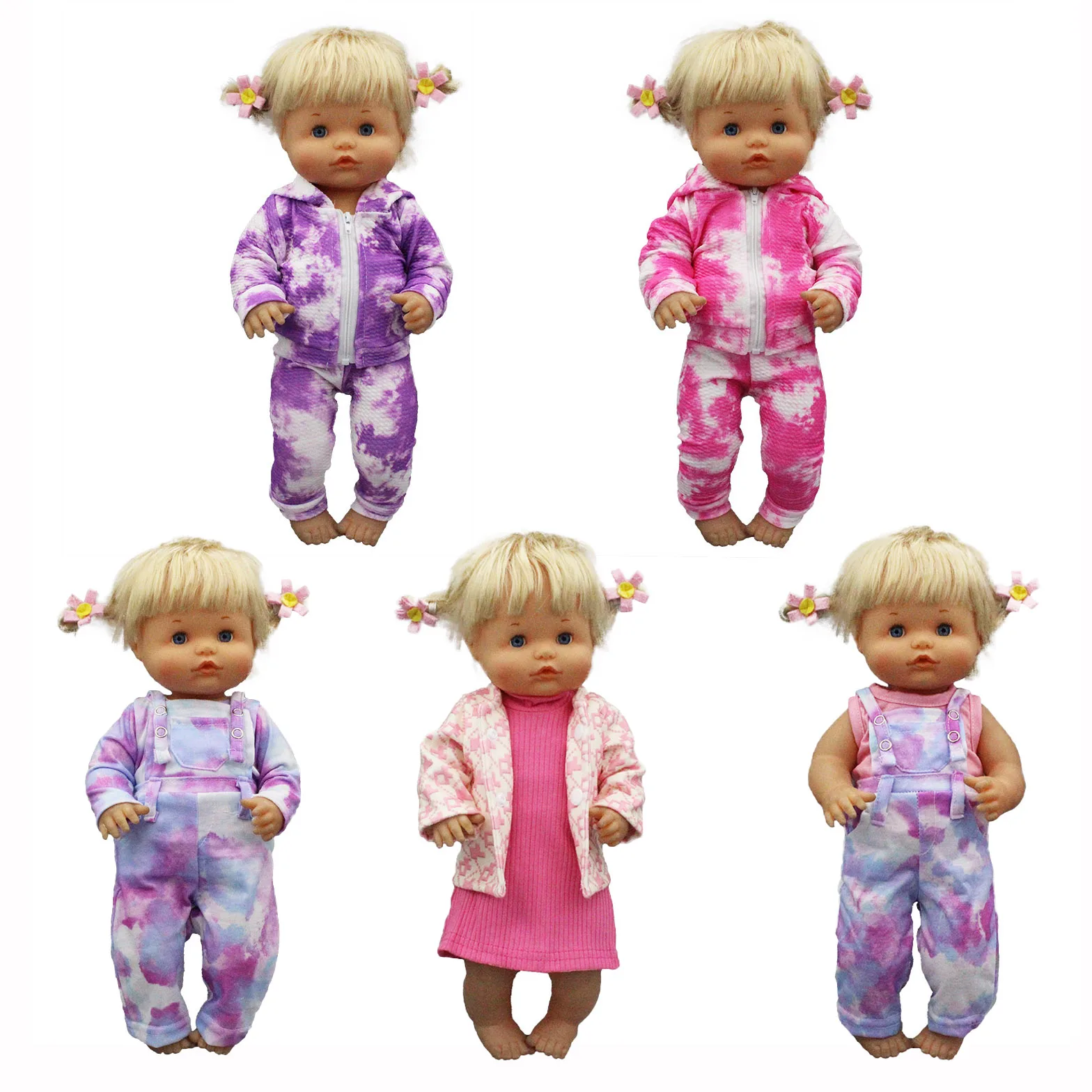 

2021 New Fashion Suits doll Clothes Fit 42cm Nenuco Doll Nenuco su Hermanita Doll Accessories